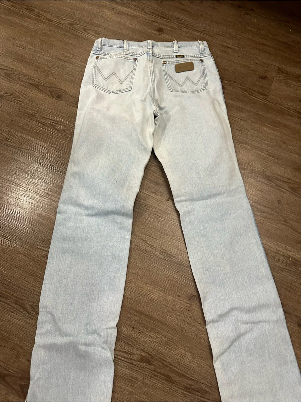Wrangler Light Blue Straight-Leg Jeans